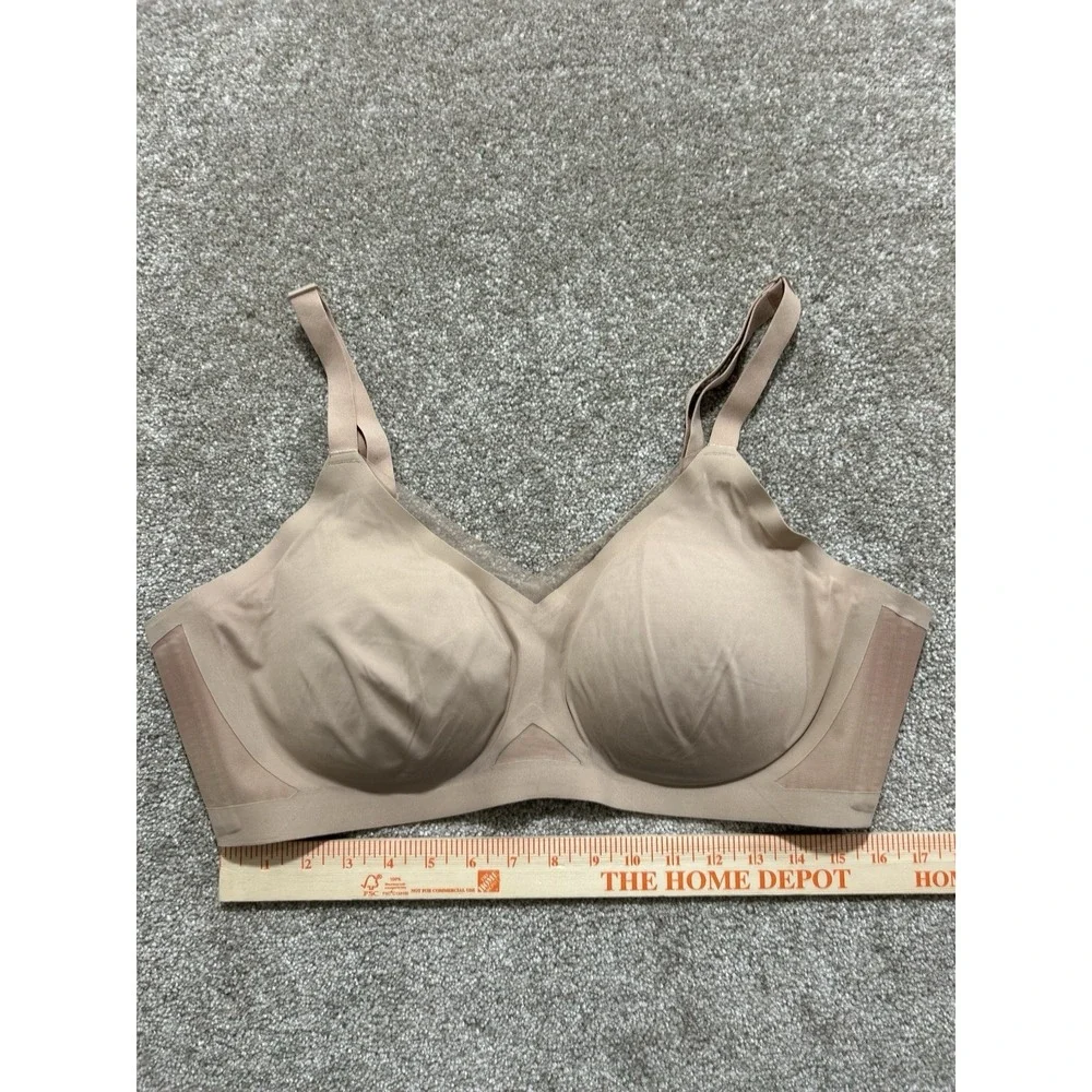 HoneyLove Crossover Bra Size 2X Beige Adjustable Straps - Picture 3 of 5